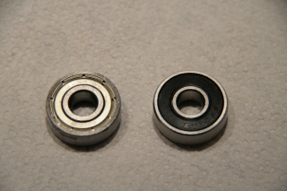 Worm gear ceramic bearing
